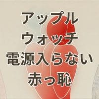 アップルウォッチの電源が入らない時の恥ずかしい失敗と対処法