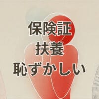 保険証の扶養に入っていて恥ずかしいと感じる若者のイメージ