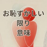お恥ずかしい限り意味を解説するビジネス敬語の使い方イメージ