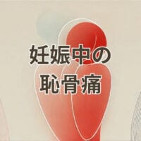 妊娠中の恥骨痛に悩む妊婦のイメージ