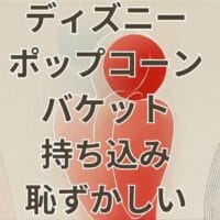 ディズニー ポップコーンバケット持ち込み 恥ずかしい を解説するガイド